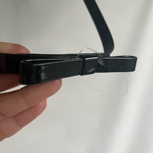 Black Bow Belt
